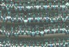 10 6mm Gunmetal Rondelles with Teal Rhinestones